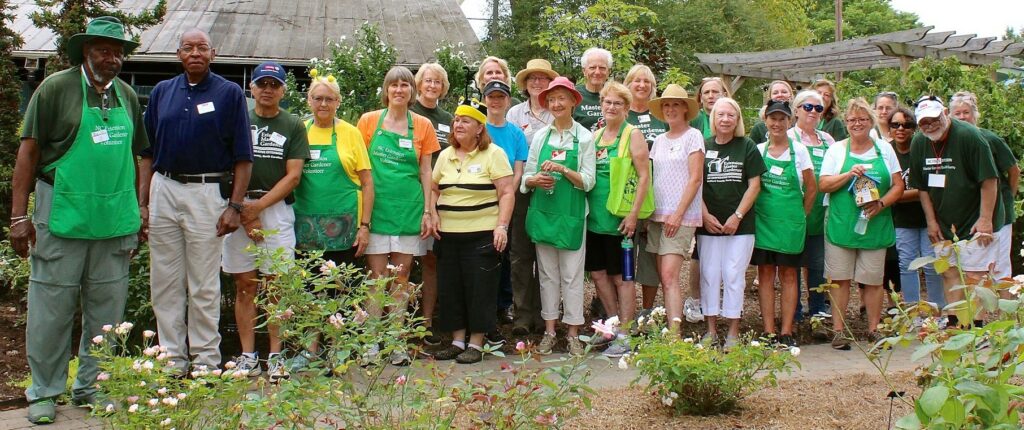 Group of Master Gardener volunteers